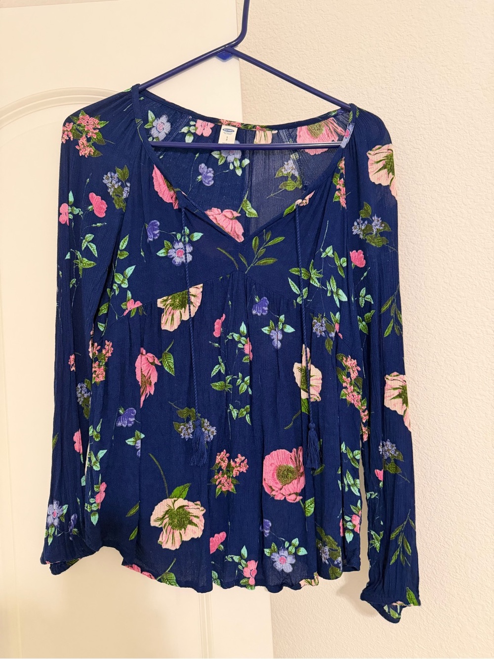 Floral Peasant Blouse